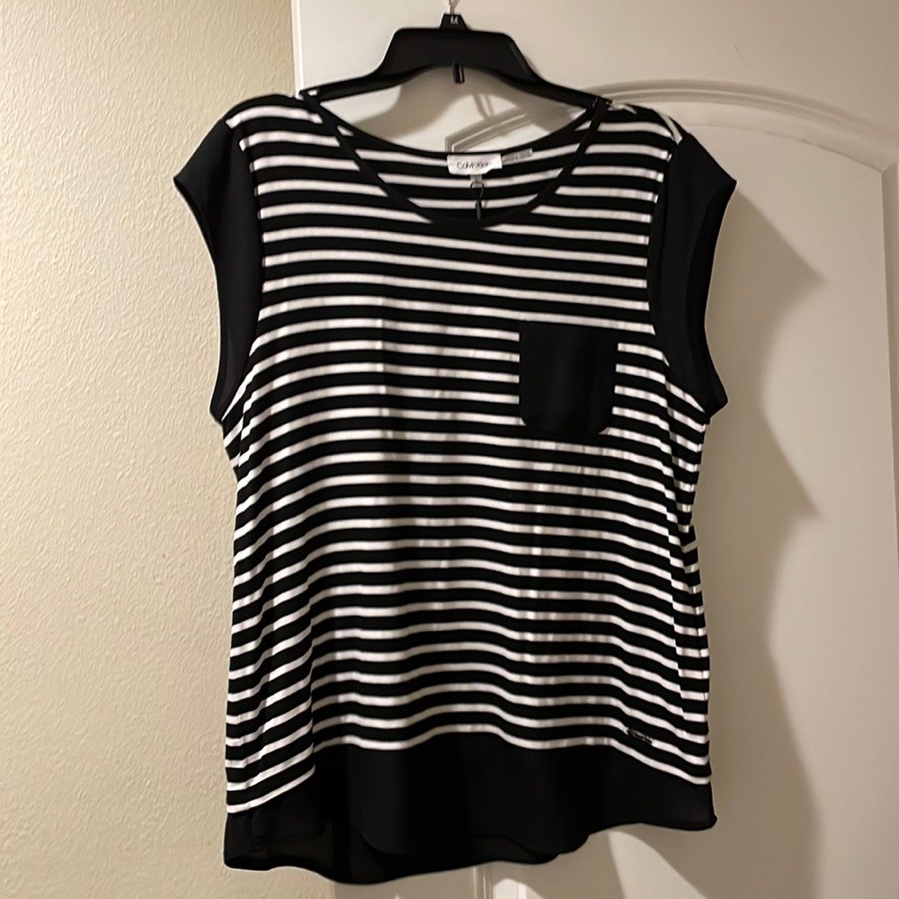 COPY - NWT Calvin Klein Sleeveless Top Size Large